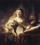 REMBRANDT Harmenszoon van Rijn Saskia as Minerva oil